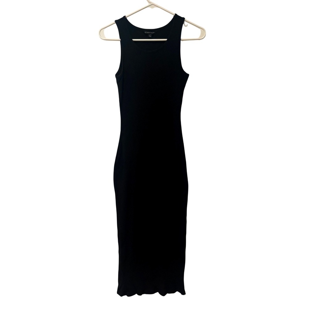 41 Hawthorn Womens Ribbed Maxi Dress Fitted Stretchy Small Casual Basic Resort